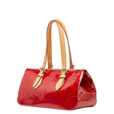 ルイ ヴィトン モノグラム ヴェルニ ローズウッドアヴェニュー ショルダーバッグ バッグ M93507 ポムダムール レッド パテントレザー レザー レディース LOUIS VUITTON 【中古】